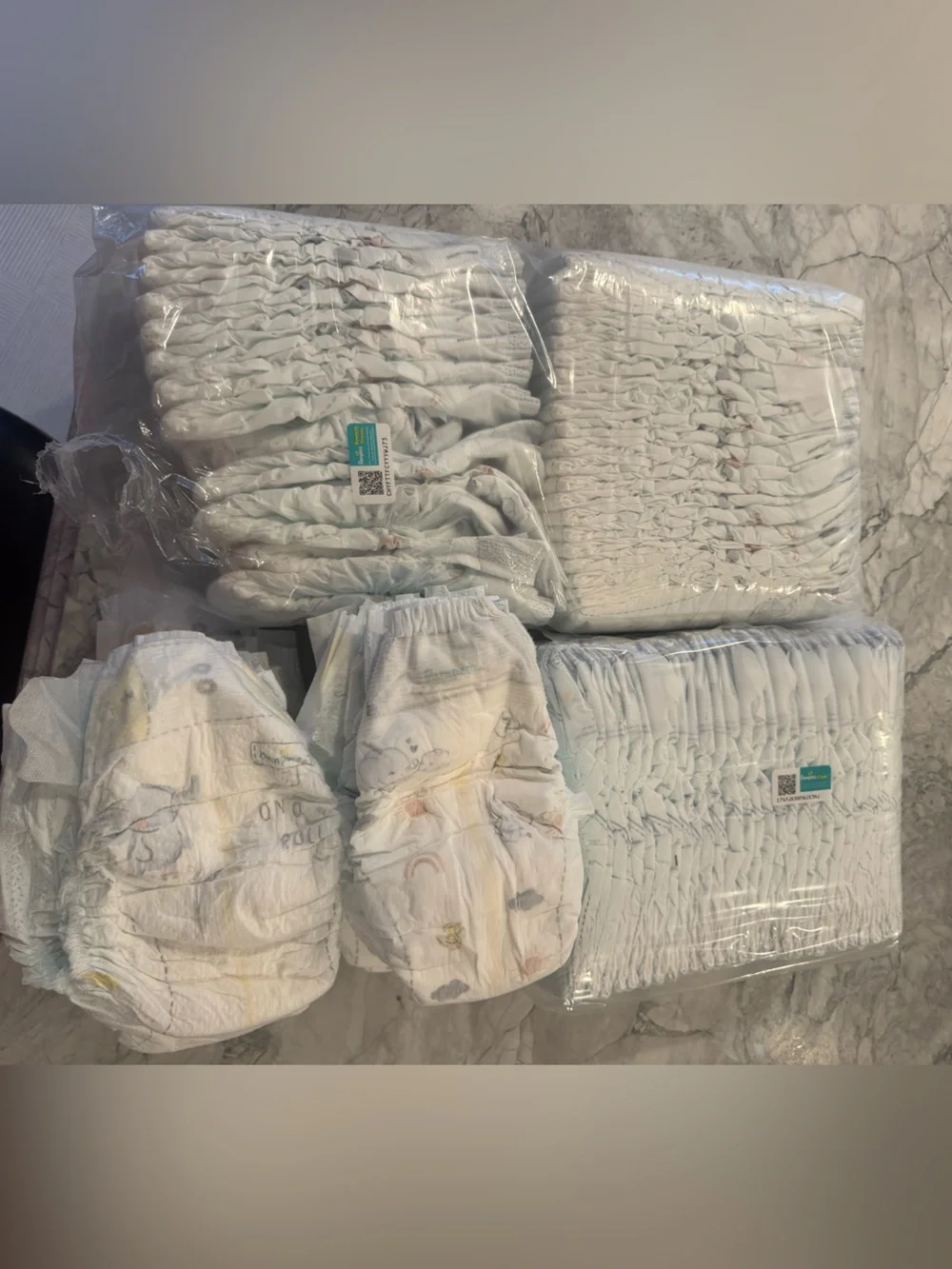 Pampers swaddlers size 7 lot